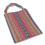 ⁦شنطة توت باغ عملية بسيطة بالقماش البدوي الوان منوعة بيج⁩ - الصورة ⁦2⁩