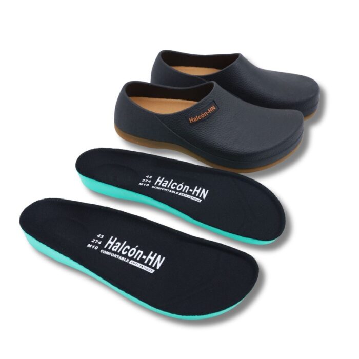 ⁦حذاء وبابوج بونتو بلو Punto Blue الطبي للرجال لون أسود وبني⁩ - الصورة ⁦4⁩