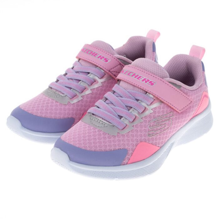 ⁦Skechers Girl's Microspec - Bright Retros Shoes⁩ - الصورة ⁦8⁩