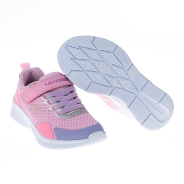 ⁦Skechers Girl's Microspec - Bright Retros Shoes⁩ - الصورة ⁦10⁩