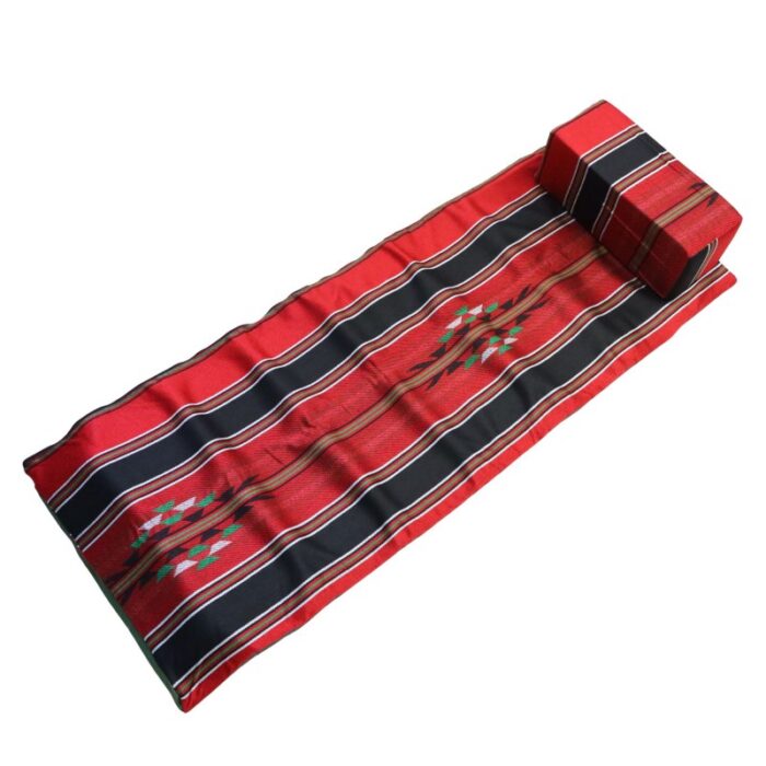 ⁦فرشة رحل مع مسند بتصميم فلسطيني⁩ - الصورة ⁦3⁩