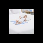 ⁦ملف فرشة ضد الماء حجم 200×220سم لون أبيض⁩ - الصورة ⁦5⁩