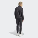 ⁦adidas Men's 3-STRIPES FLEECE Tracksuit- Black⁩ - الصورة ⁦5⁩