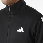 ⁦adidas Men's 3-STRIPES FLEECE Tracksuit- Black⁩ - الصورة ⁦11⁩