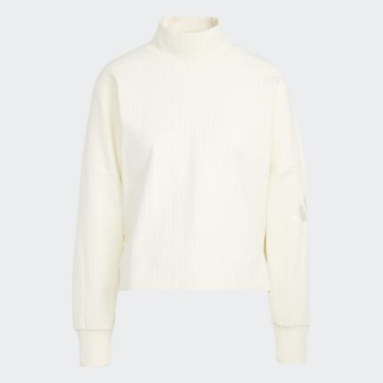 adidas Womens' All SZN Winterised Sweatshirt - White