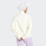 ⁦adidas Womens' All SZN Winterised Sweatshirt - White⁩ - الصورة ⁦3⁩