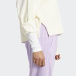 ⁦adidas Womens' All SZN Winterised Sweatshirt - White⁩ - الصورة ⁦5⁩