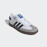 ⁦adidas Mens' Samba OG Sneakers Shoes - White⁩ - الصورة ⁦6⁩