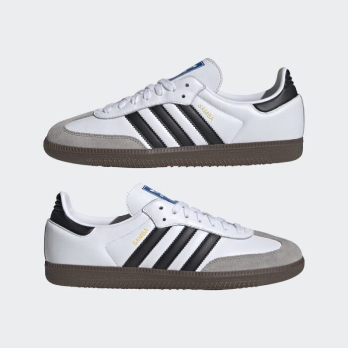 ⁦adidas Mens' Samba OG Sneakers Shoes - White⁩ - الصورة ⁦12⁩