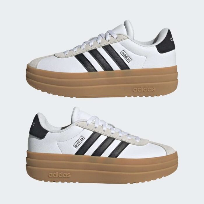 ⁦adidas Women's VL Court Bold Shoes-White⁩ - الصورة ⁦10⁩