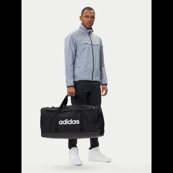 ⁦adidas Unisex' Linear Duffel Large Bag-Black⁩ - الصورة ⁦7⁩