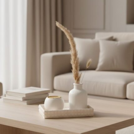 بكج ديكور كونكريت مكون من3 قطع صناعة يدوية Hand Made