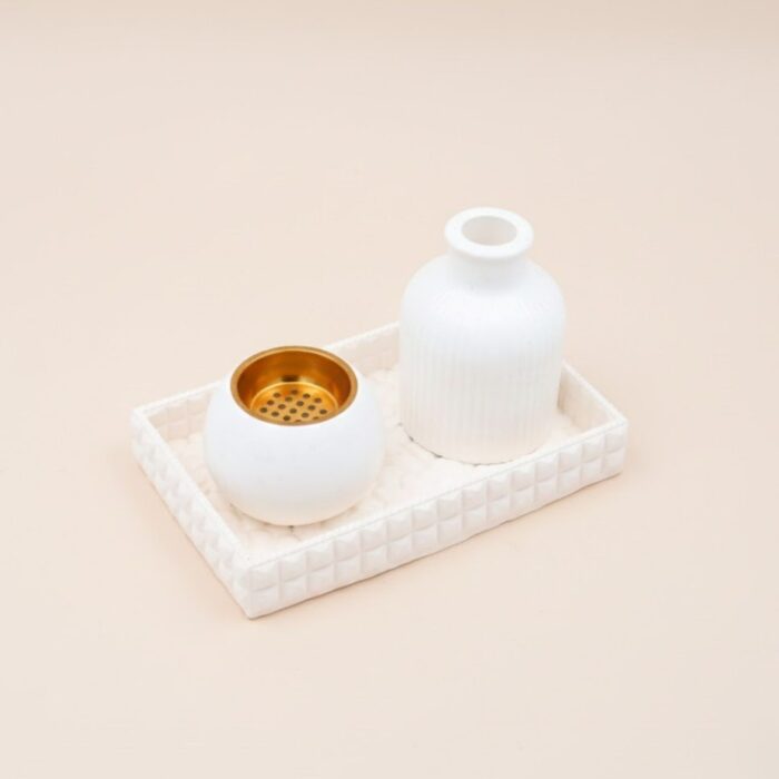 ⁦بكج ديكور كونكريت مكون من3 قطع صناعة يدوية Hand Made⁩ - الصورة ⁦3⁩