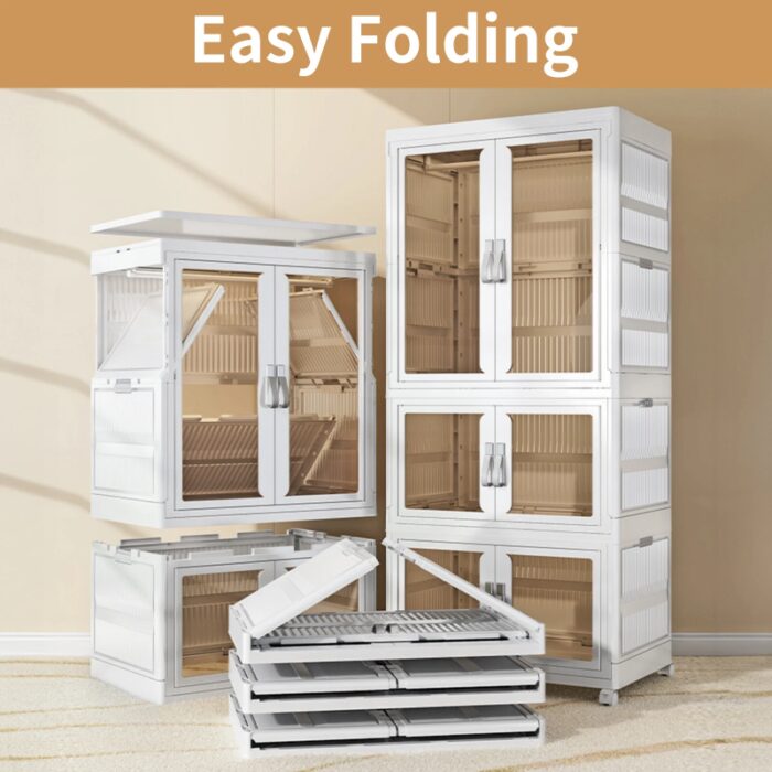 ⁦خزانة بلاستيك 4 طبقات طول 17 سم⁩ - الصورة ⁦6⁩