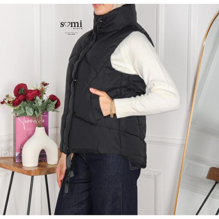 ⁦فست قصير للنساء لون أسود⁩ - الصورة ⁦3⁩