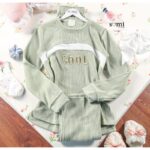 ⁦طقم مخمل ستاتي قطعتين للنساء لون أخضر⁩ - الصورة ⁦2⁩