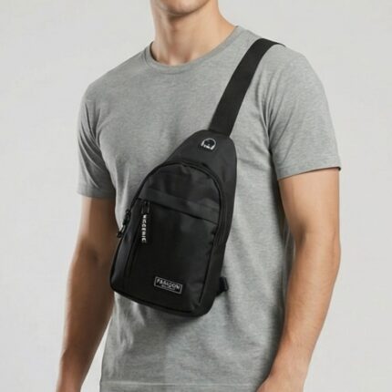 حقيبة خصر للموبايل والأغراض الشخصية لون اسود