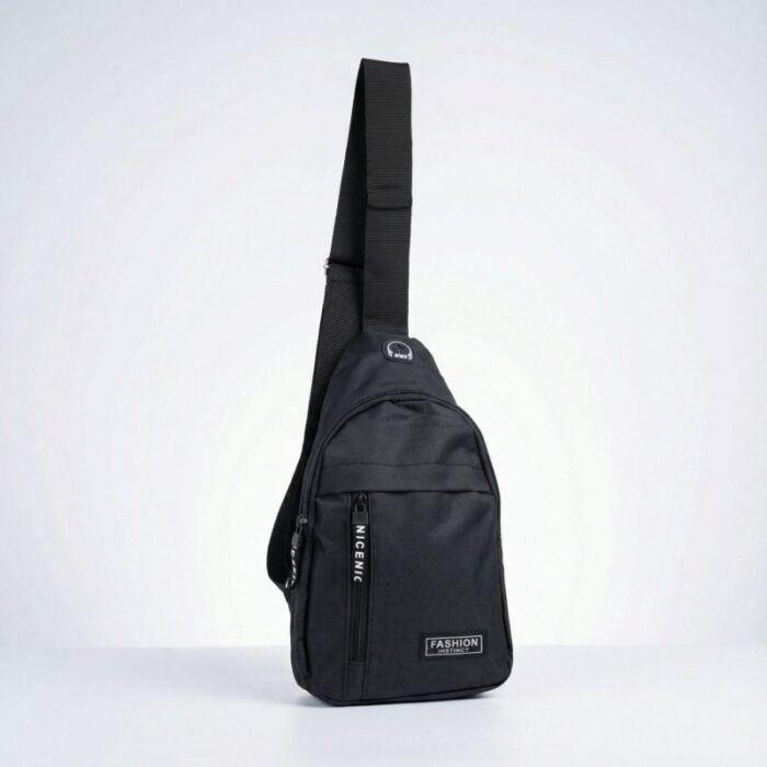 ⁦حقيبة خصر للموبايل والأغراض الشخصية لون اسود⁩ - الصورة ⁦2⁩