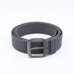 ⁦حزام رجالي قماشي ( سير ) قياس 120 سم لون رمادي⁩ - الصورة ⁦2⁩