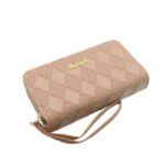 جزدان ستاتي جلد كبير لون بني