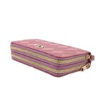 ⁦جزدان ستاتي جلد كبير لون كرميدي⁩ - الصورة ⁦4⁩