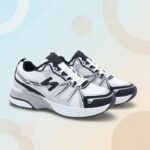 ⁦بوت رياضي ستاتي لون أبيض واسود⁩ - الصورة ⁦6⁩