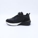 ⁦حذاء تصميم رياضي محيير لون اسود⁩ - الصورة ⁦4⁩