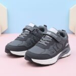 ⁦حذاء تصميم رياضي محيير لون رمادي غامق⁩ - الصورة ⁦7⁩