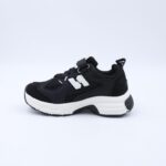 ⁦حذاء رياضي بناتي لون اسود⁩ - الصورة ⁦4⁩