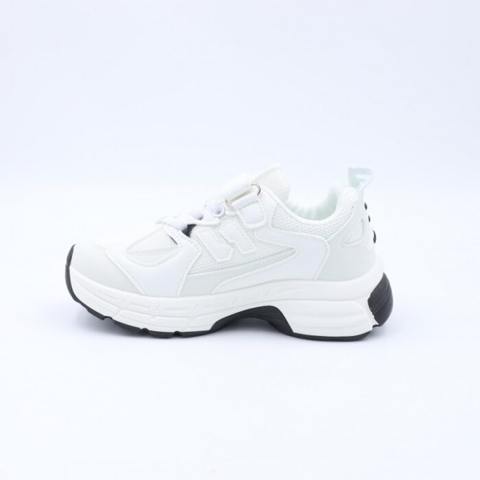 ⁦حذاء رياضي بناتي لون ابيض⁩ - الصورة ⁦4⁩