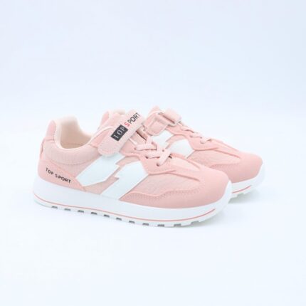 بوت رياضي بناتي للأطفال لون زهري