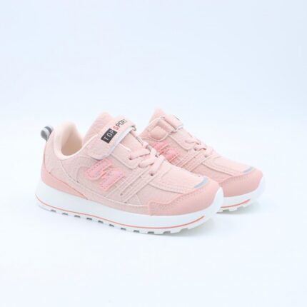 بوت رياضي للأطفال لون زهري