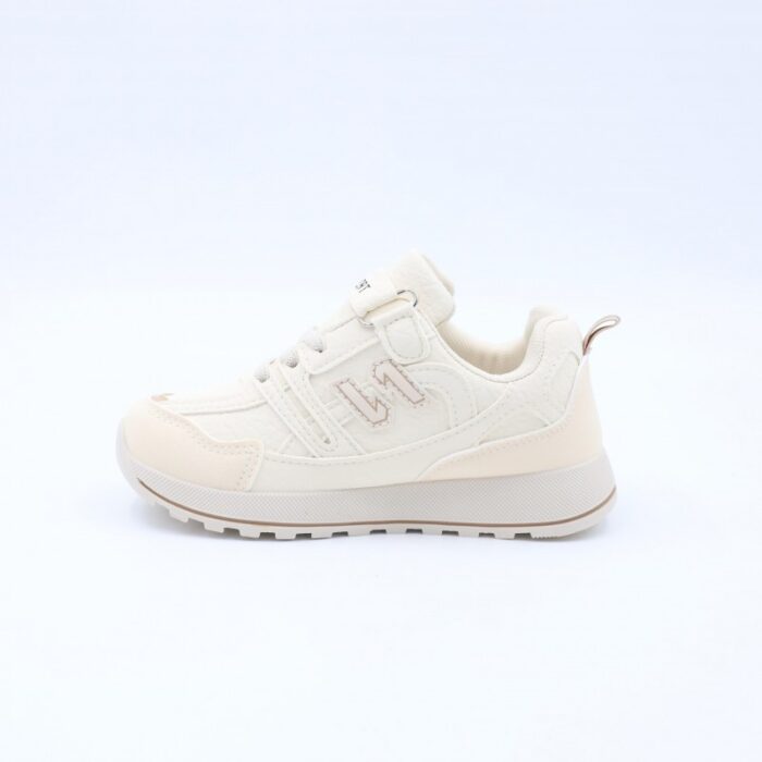 ⁦بوت رياضي للأطفال لون بيج⁩ - الصورة ⁦4⁩