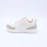 ⁦بوت رياضي للأطفال لون ابيض وزهري⁩ - الصورة ⁦4⁩