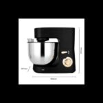 ⁦عجانة من نورمندي حجم 8 لتر قوة 1800 واط لون اسود⁩ - الصورة ⁦3⁩