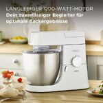 ⁦Kenwood Chef XL KVL4101W Food Processor 6.7 L 1200 Watt-White⁩ - الصورة ⁦3⁩