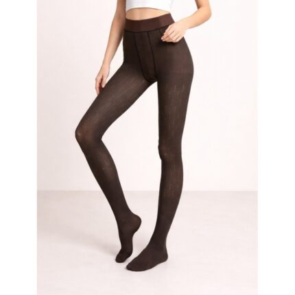 فيزون داخلي مبطن ستاتي بتصميم ستريس لون بني