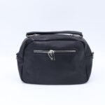 شنطة حقيبة جلد يد او كتف صغيرة stave تصميم سبورت لون اسود