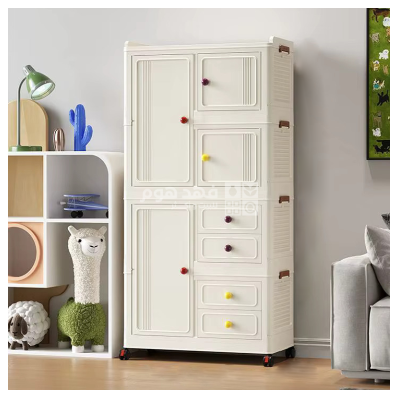 ⁦خزانة بلاستك طوي 143*35*70سم⁩ - الصورة ⁦1⁩