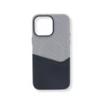 كفر جوال مخمل وجلد ضد الصدمات لون اسود 14 promax