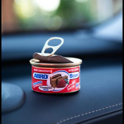 علبة ريحة فواحة داخل السيارة باداء قوي ومميز تدوم 60 يوم برائحة الفراولة