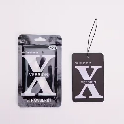 ورقة ريحة فواحة تعليق داخل السيارة فراولة x