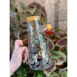 ⁦مزيتة زجاج شفاف مع غطاء⁩ - الصورة ⁦3⁩