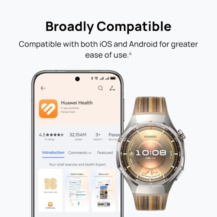 ⁦HUAWEI Watch GT 6 Pro Smart Watch⁩ - الصورة ⁦8⁩