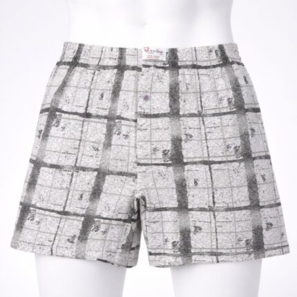 بوكسر رجال قطني لون ابيض كروهات