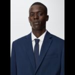 ⁦جاكيت رسمي سليم فيت رجالي من مانجو MANGO لون كحلي⁩ - الصورة ⁦4⁩