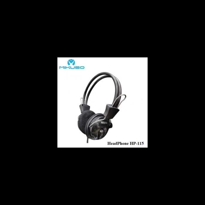 ⁦Mikuso HP-115 Wired Headphone With Mic⁩ - الصورة ⁦2⁩