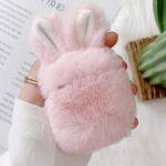 كفر فرو ايربود AirPods 1/2 لون زهري غامق