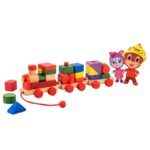 ⁦لعبة قطار خشبي للاطفال حجم صغير⁩ - الصورة ⁦2⁩