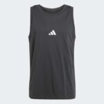 adidas Men's Essentials Small Logo Tank Top - Black
